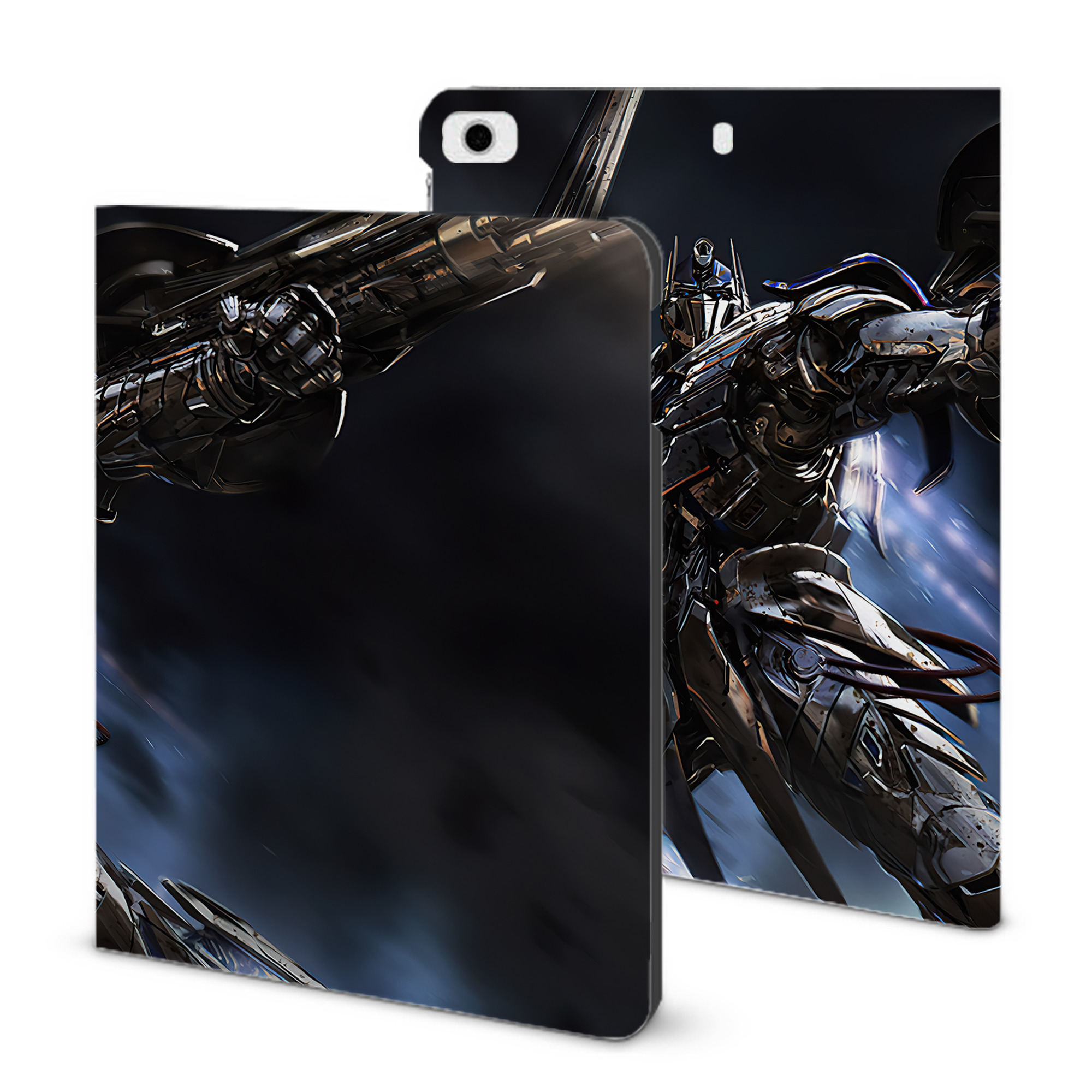 （画像用） Transformers トランスフォーマー IPad ケース ブック型 PUレザー TPU 耐衝撃 軽量 薄型 ペン収納なし 全面保護 IPad 各モデル対応